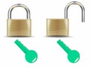 The same key that encrypts the document also decrypts it.